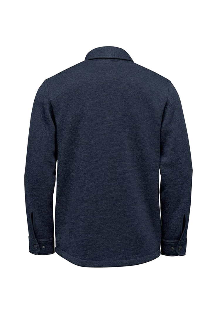 Navy Blue Fleece Shacket